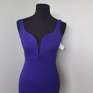 New With Tags Fashion Nova Royal Blue Mini Dress